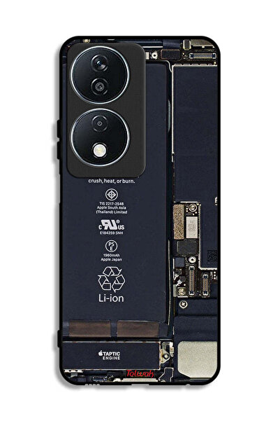 Tolwak غطاء حماية لهاتف Honor X7b 5G بنمط دائرة الهاتف