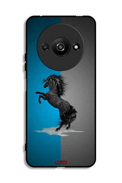 Tolwak Xiaomi Redmi A3 4G Protective Case Cover Horse Art