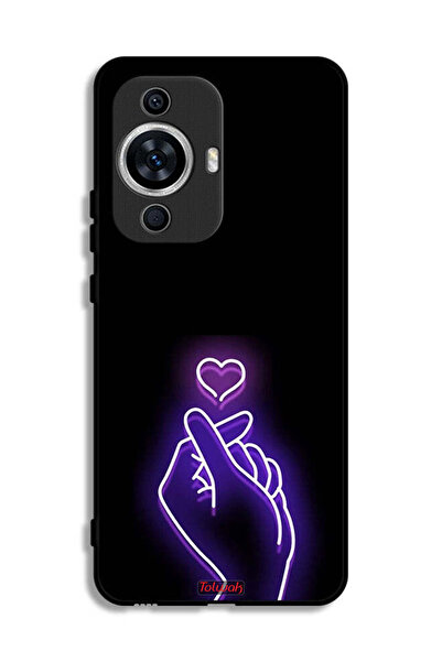 Tolwak غطاء حماية لهاتف هواوي نوفا 12 لايت بتصميم قلب صغير