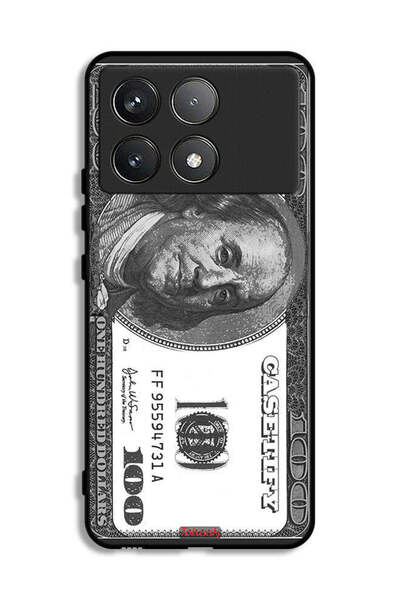 Tolwak غطاء حماية لهاتف Xiaomi Redmi K70 بنمط الدولار