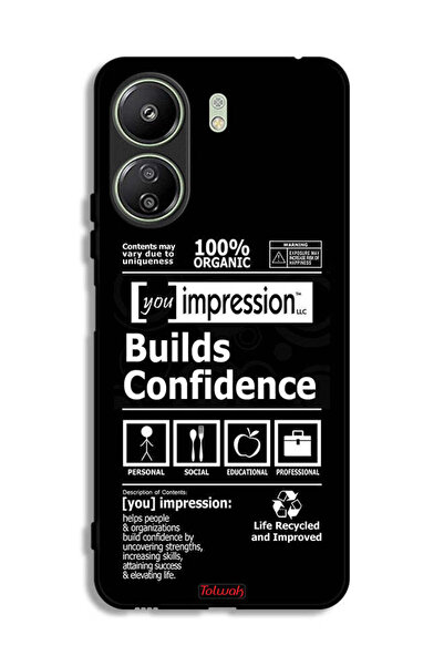 Tolwak غطاء حماية لهاتف Xiaomi Redmi 13C ملصق يعزز الثقة