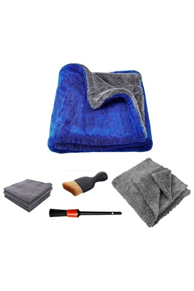 OEM Prosop Auto Premium, Dublu, Cu Buclă Răsucită, Ultra Absorbant, Cu Uscare Rapida, 80x50 Cm