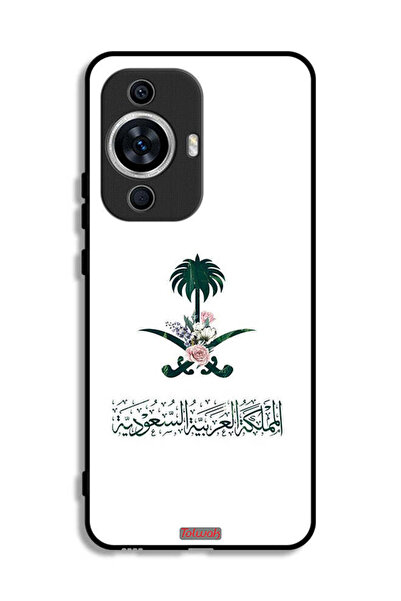 Tolwak غطاء حماية لهاتف هواوي نوفا 12 لايت - علامة زهور المملكة العربية السعودية