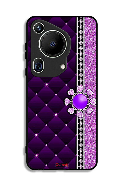 Tolwak غطاء حماية لهاتف هواوي بيورا 70 ألترا بقلوب لامعة