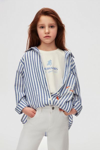 nk kids NK KİDS 38437 Cămașă ALBASTRU LILIAC PENTRU FETE