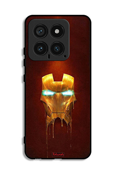 Tolwak غطاء حماية لهاتف شاومي 14 من Iron Man Marvel Comics