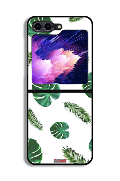 Tolwak غطاء حماية لهاتف Samsung Galaxy Z Flip6 بتصميم ريش