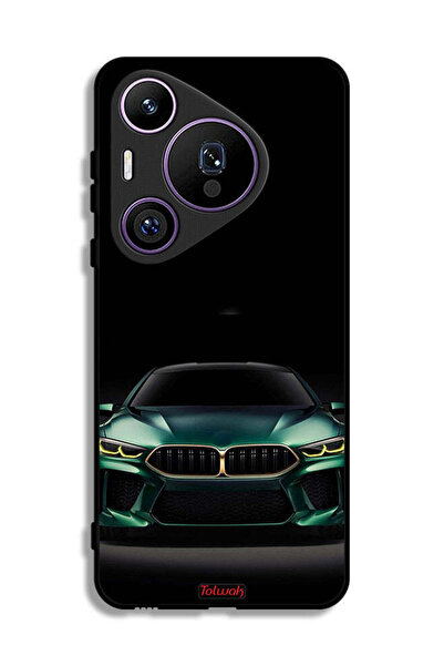 Tolwak غطاء حماية لهاتف هواوي بيورا 70 برو - سيارة بي إم