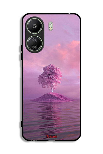 Tolwak غطاء حماية لهاتف Xiaomi Redmi 13C بتصميم شجرة من Unsplash