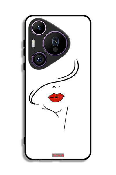 Tolwak غطاء حماية هواوي بيورا 70 برو برسومات وجه فتاة