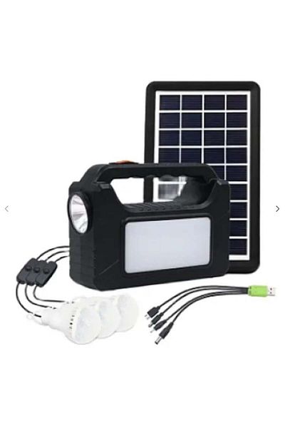 divendi-ro GDPlus GD-8080 Portable Solar Kit with 3 bulbs