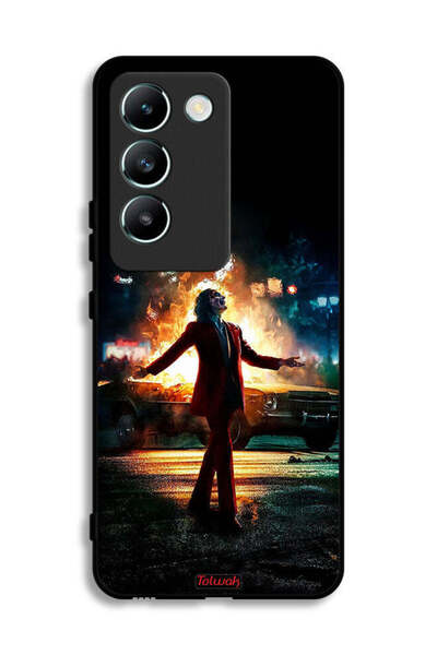 Tolwak غطاء حماية لهاتف Vivo V30 Lite 4G بنمط Joker Happy Mode