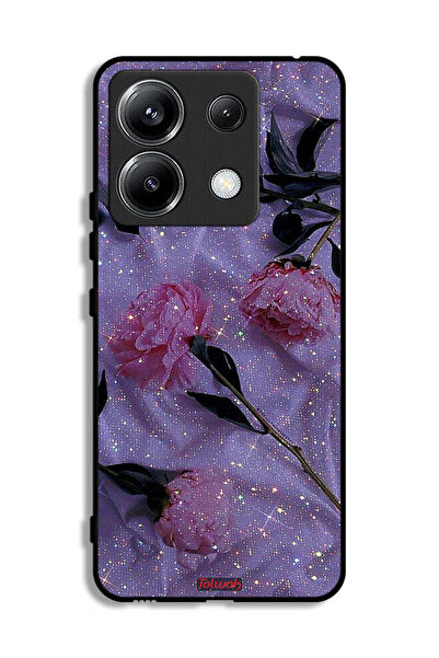 Tolwak غطاء حماية لهاتف شاومي ريدمي نوت 13 برو 5G بنقشة ورود لامعة