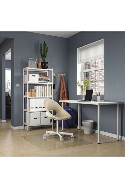 IKEA çalışma masası, beyaz, 140x60 cm