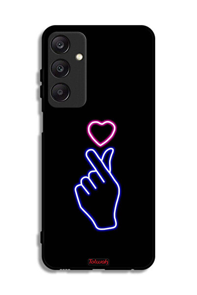 Tolwak غطاء حماية لهاتف سامسونج جالاكسي A25 5G بنقشة قلب سناب