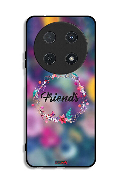 Tolwak غطاء حماية لهاتف هواوي نوفا 12i بتصميم خاتم أصدقاء الزهور