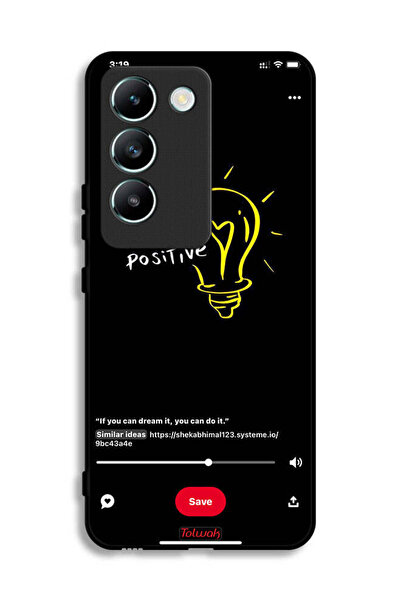 Tolwak غطاء حماية لهاتف Vivo V30 Lite 4G - Think Positive