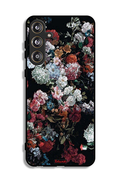 Tolwak غطاء حماية لهاتف سامسونج جالاكسي M55 5G بنقشة ورود عتيقة