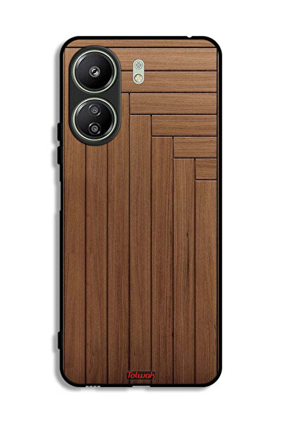 Tolwak غطاء حماية بنمط باب لهاتف Xiaomi Redmi 13C