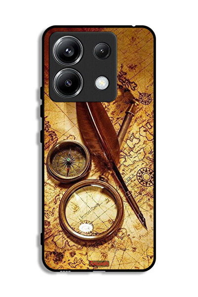 Tolwak غطاء حماية لهاتف Xiaomi Poco X6 5G بتصميم بوصلة عتيقة