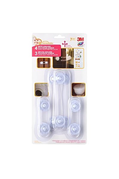 ANGMAD Set ANGMAD, 7 multifunctional furniture safety locks for child protection