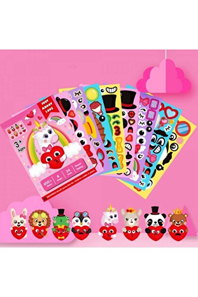 Bdecoll Set de 24 de coli de stickere pentru copii Bdecoll, hârtie, multicolo...