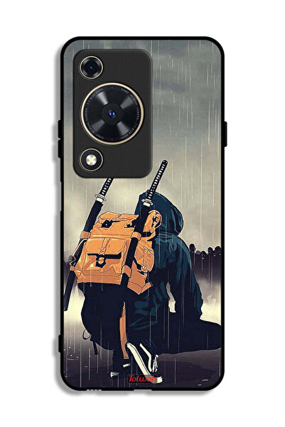 Tolwak غطاء حماية لهاتف هواوي إنجوي 70 بتصميم سيف ساموراي رقمي