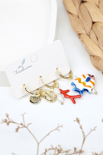 Jack Ferrero Steel / No Tarnishing Women's Earrings