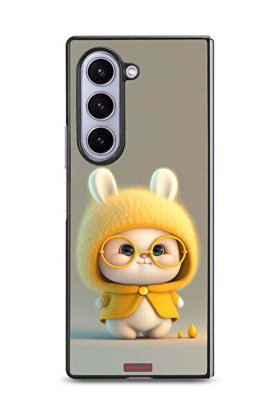 Tolwak غطاء حماية لهاتف سامسونج جالاكسي زد فولد 6 - أرنب صغير
