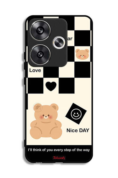 Tolwak غطاء حماية لهاتف Xiaomi Redmi Turbo 3 5G سأفكر فيك في كل خطوة على الطريق