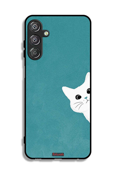 Tolwak Samsung Galaxy F15 5G Protective Case Cover Cat Appearing