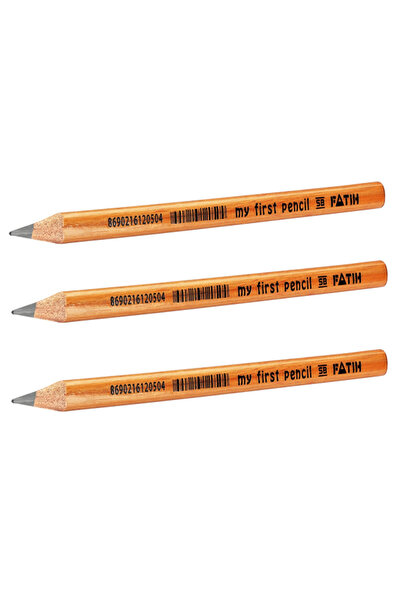 Fatih قلم رصاص جامبو / قلم فاتح أولي - 3 قطع