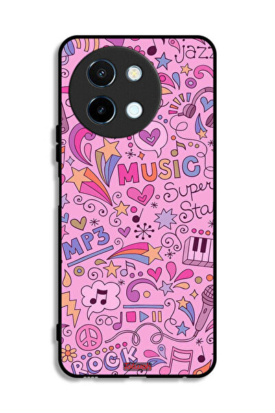 Tolwak غطاء حماية لهاتف Vivo Y38 5G علامات موسيقية
