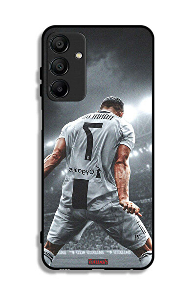 Tolwak غطاء حماية لهاتف سامسونج جالكسي A15 بشعار احتفال كريستيانو رونالدو