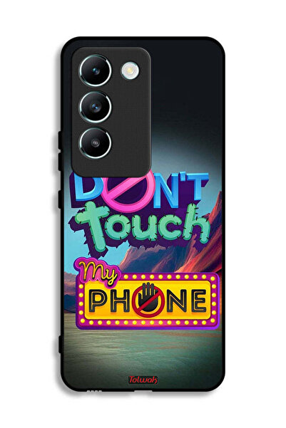 Tolwak Vivo V30 Lite 4G Protective Case Cover Do Not Touch My Phone