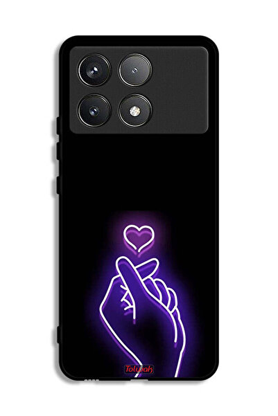 Tolwak غطاء حماية شاومي بوكو F6 برو بتصميم قلب صغير