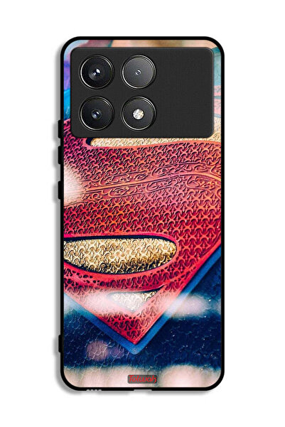 Tolwak Xiaomi Poco F6 Pro Protective Case Cover Superman Logo