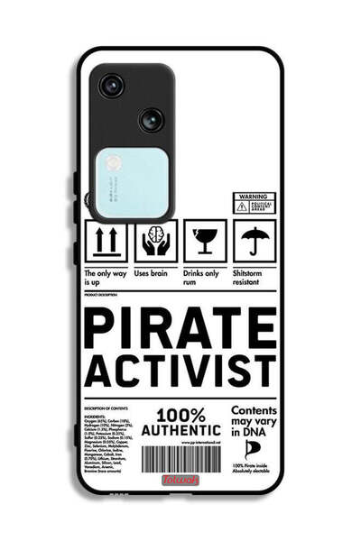 Tolwak غطاء حماية لهاتف Vivo V30 5G، ملصق ناشط خاص