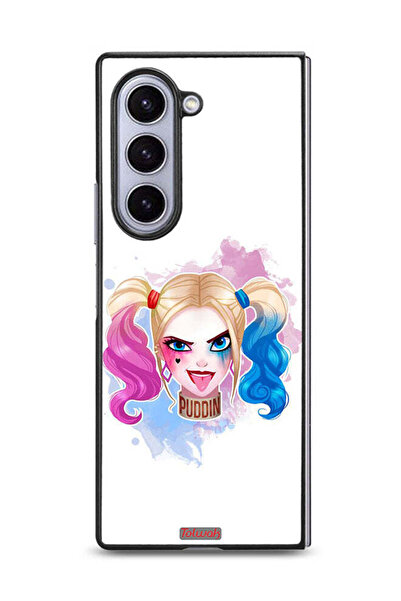 Tolwak غطاء حماية لهاتف سامسونج جالاكسي زد فولد 6 بتصميم هارلي كوين