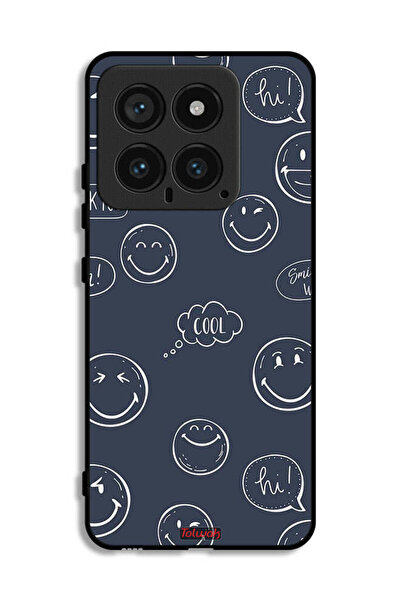 Tolwak Xiaomi 14 Protective Case Cover Cool Faces Tags