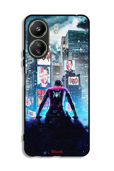 Tolwak غطاء حماية لهاتف شاومي ريدمي 13 سي بتصميم سبايدر مان