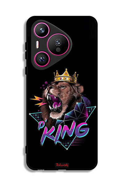 Tolwak غطاء حماية هواوي بيورا 70 برسومات الأسد الملك