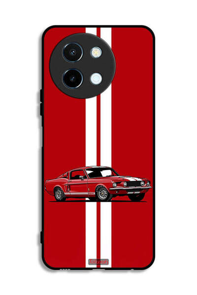 Tolwak Vivo Y38 5G Protective Case Cover Vintage Car Abstract Art
