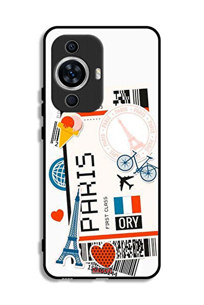 Tolwak غطاء حماية لهاتف هواوي نوفا 12 لايت - ملصق باريس