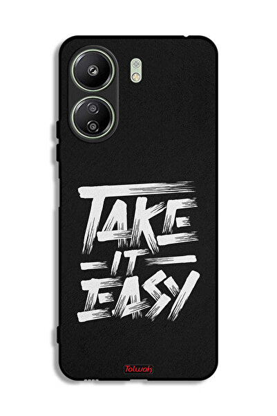 Tolwak غطاء حماية لهاتف Xiaomi Redmi 13C - Take It Easy