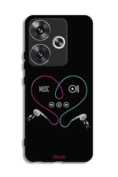 Tolwak غطاء حماية لهاتف Xiaomi Redmi Turbo 3 5G مع موسيقى