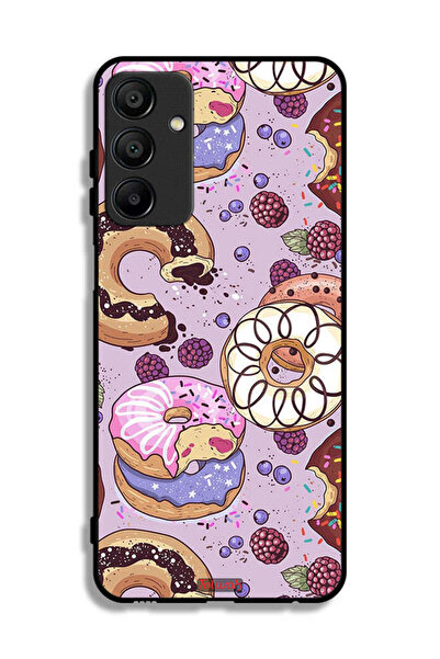 Tolwak Samsung Galaxy A15 Protective Case Cover Donuts Art
