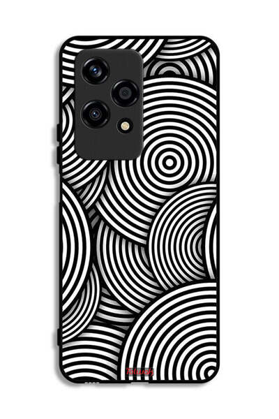 Tolwak غطاء حماية لهاتف Honor 200 Lite 5G بنمط دوائر وهمية