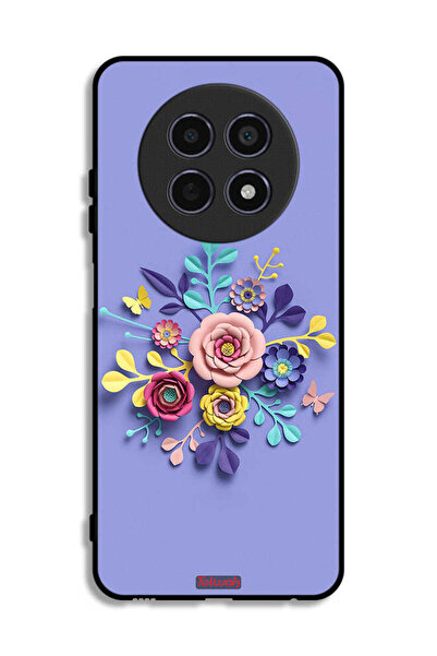 Tolwak غطاء حماية لهاتف Realme 12x 5G برسومات زهور فنية