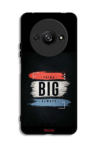 Tolwak غطاء حماية لهاتف Xiaomi Redmi A3 4G - فكر دائمًا بشكل كبير